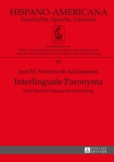 Interlinguale Paronyma - José M. Navarro de Adriaensens