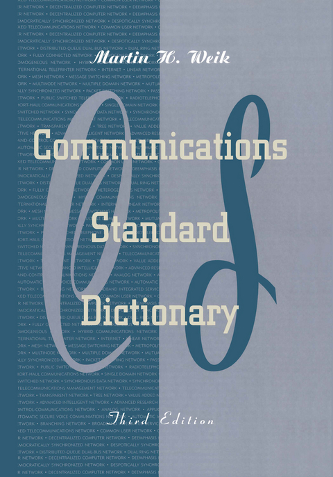 Communications Standard Dictionary - Martin Weik