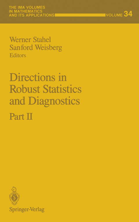 Directions in Robust Statistics and Diagnostics - 