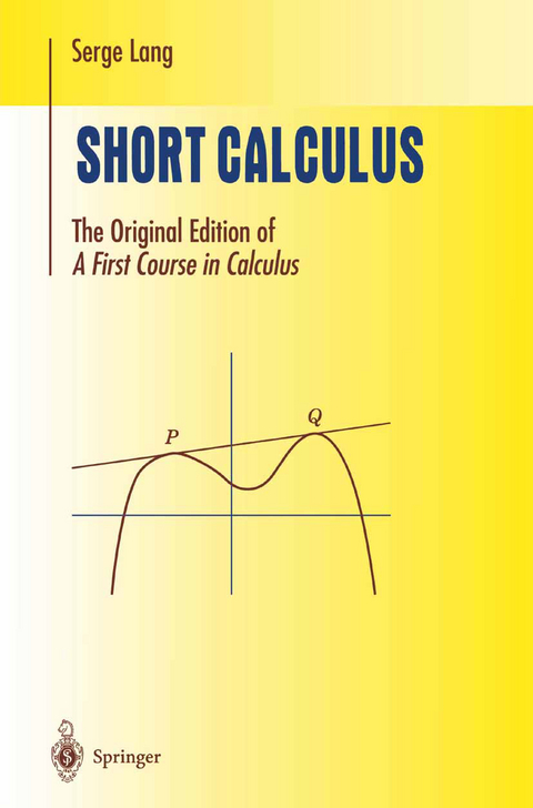 Short Calculus - Serge Lang