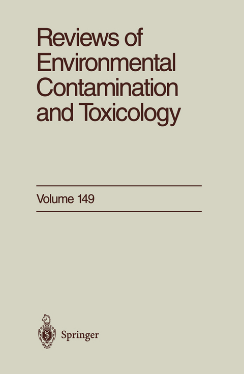 Reviews of Environmental Contamination and Toxicology - George W. Ware