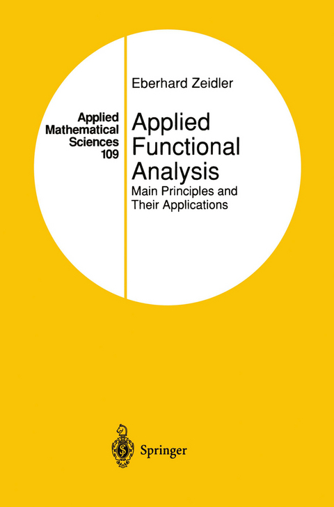 Applied Functional Analysis - Eberhard Zeidler