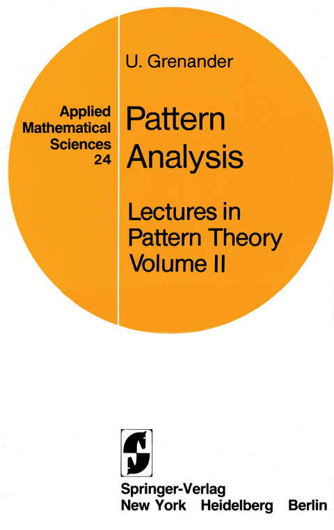 Lectures in Pattern Theory - U. Grenander