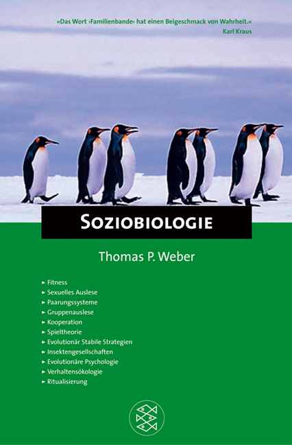 Soziobiologie - Thomas P Weber