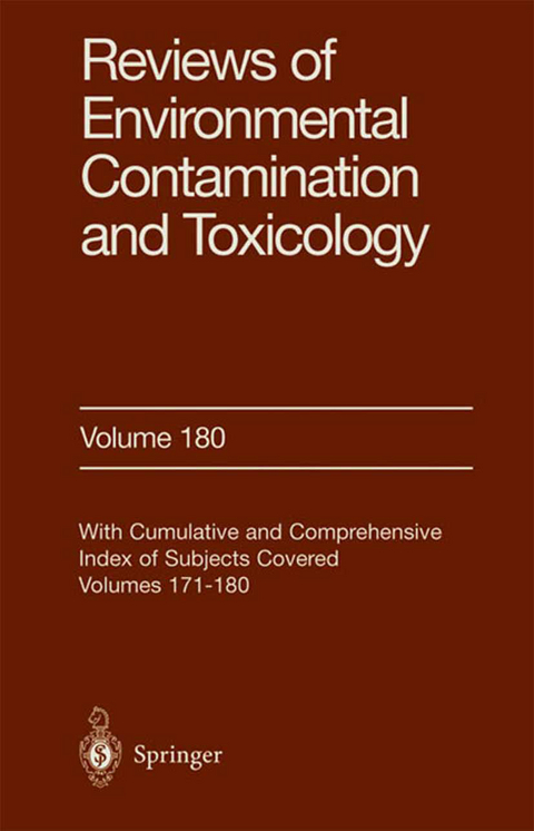 Reviews of Environmental Contamination and Toxicology - 