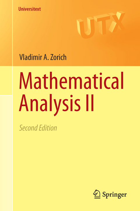 Mathematical Analysis II - V. A. Zorich