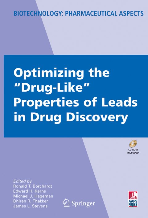 Optimizing the "Drug-Like" Properties of Leads in Drug Discovery - 