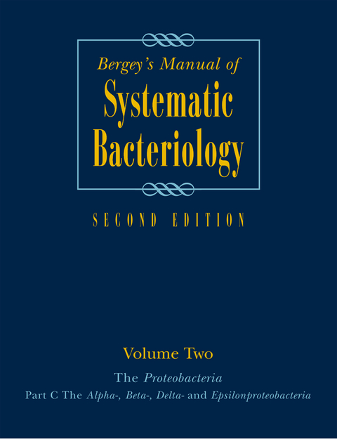 Bergey's Manual® of Systematic Bacteriology - 