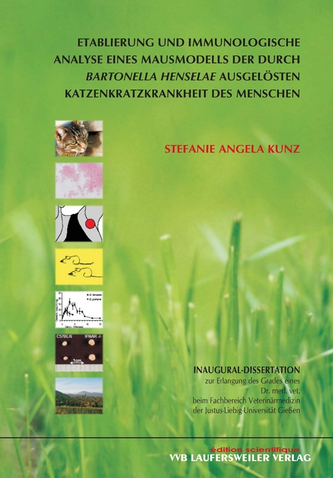 Etablierung und immunologische Analyse eines Mausmodells der durch Bartonella henselae ausgelösten Katzenkratzkrankheit des Menschen - Stefanie A Kunz