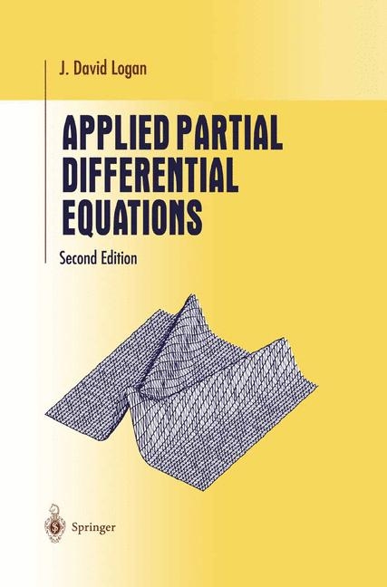 Applied Partial Differential Equations - J David Logan