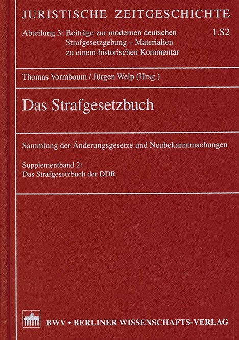 Das Strafgesetzbuch - 