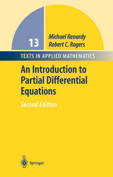 An Introduction to Partial Differential Equations - Michael Renardy, Robert C. Rogers