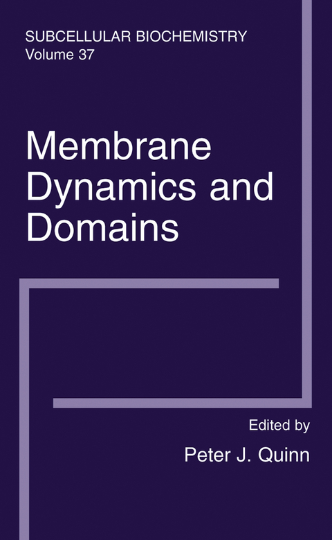 Membrane Dynamics and Domains - 