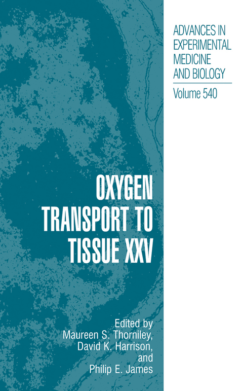 Oxygen Transport to Tissue XXV - 