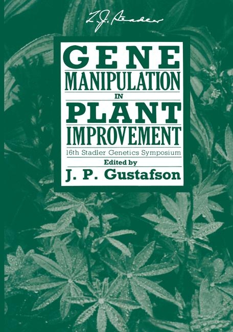 Gene Manipulation in Plant Improvement - 