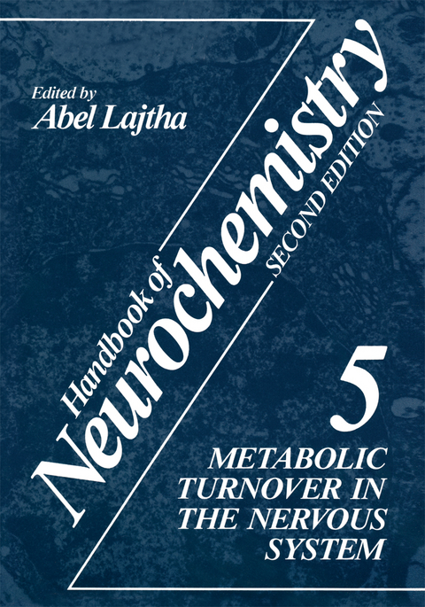 Handbook of Neurochemistry - Abel Lajtha