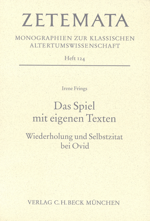 Das Spiel mit eigenen Texten - Irene Frings