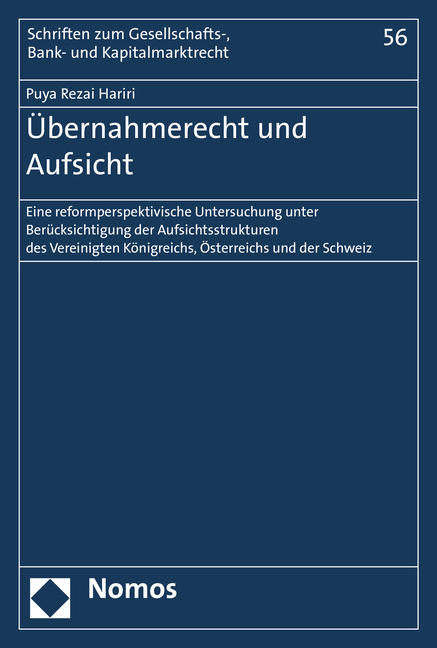 Übernahmerecht und Aufsicht - Puya Rezai Hariri