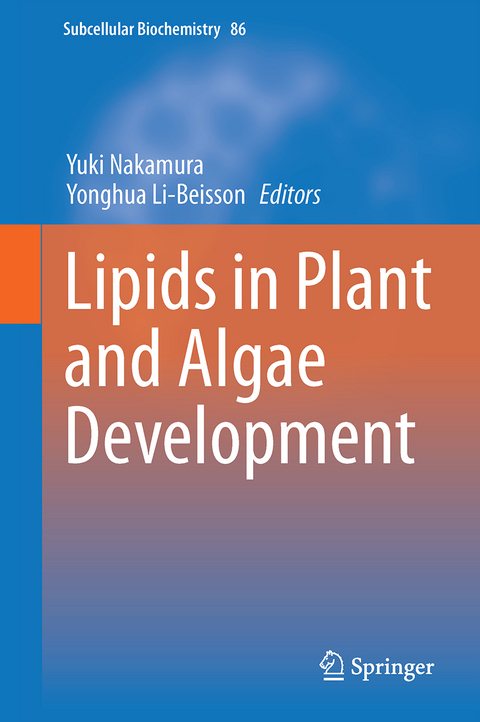 Lipids in Plant and Algae Development - 