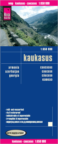 Reise Know-How Landkarte Kaukasus (1:650.000) : Armenien, Aserbaidschan, Georgien - Reise Know-How Verlag Reise Know-How Verlag Peter Rump