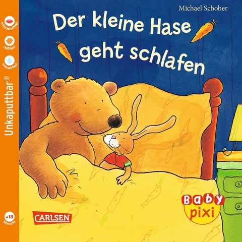 Baby Pixi (unkaputtbar) 34: Der kleine Hase geht schlafen