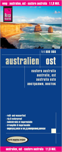 Reise Know-How Landkarte Australien, Ost (1:1.800.000) - Reise Know-How Verlag Peter Rump