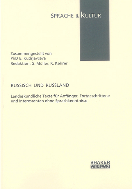 RUSSISCH UND RUSSLAND - Ekaterina Koudrjavtseva