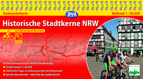 Kompakt-Spiralo BVA Historische Stadtkerne NRW, 1:50.000, mit GPS-Track-Download