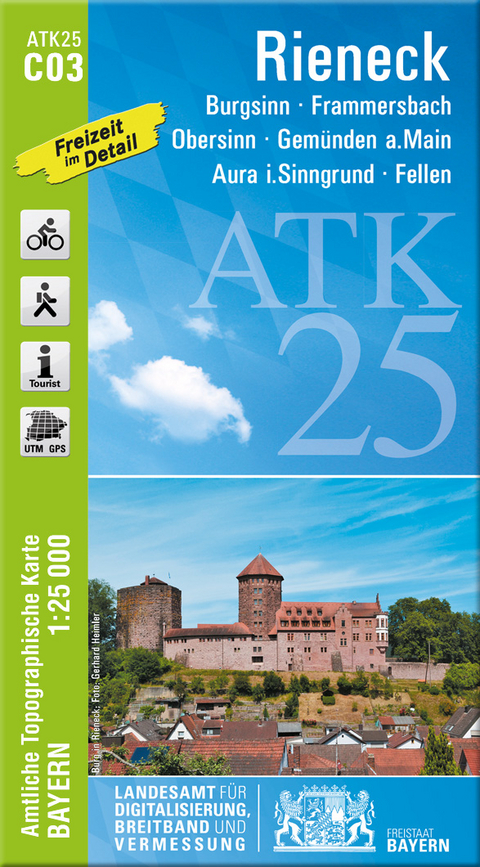 ATK25-C03 Rieneck (Amtliche Topographische Karte 1:25000)