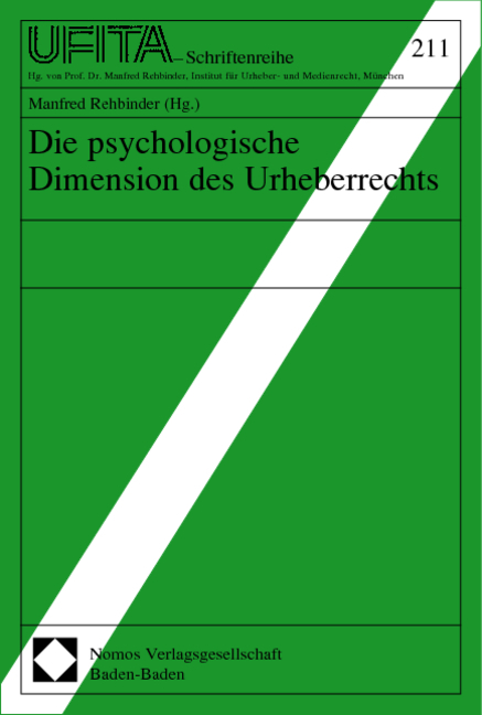 Die psychologische Dimension des Urheberrechts