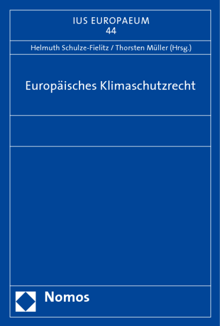 Europäisches Klimaschutzrecht - 