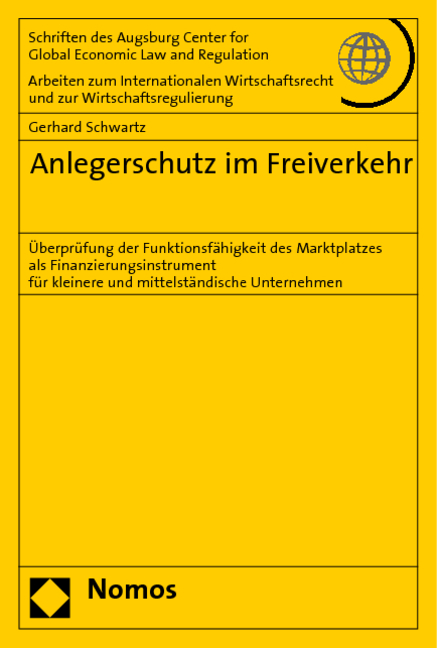 Anlegerschutz im Freiverkehr - Gerhard Schwartz