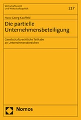 Die partielle Unternehmensbeteiligung - Hans-Georg Kauffeld