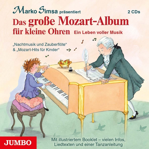 Das große Mozart-Album für kleine Ohren - Marko Simsa