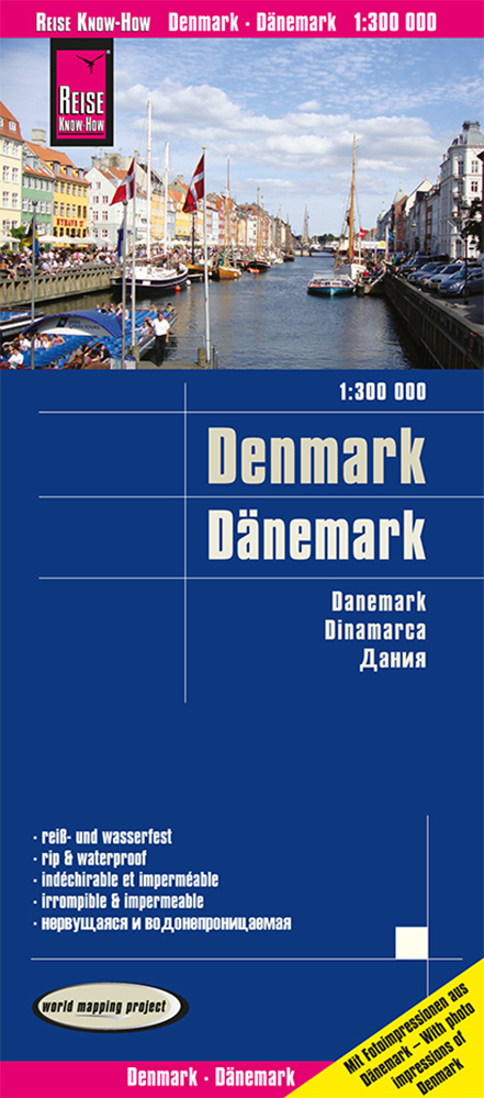 Reise Know-How Landkarte Dänemark / Denmark (1:300.000) - Reise Know-How Verlag Peter Rump