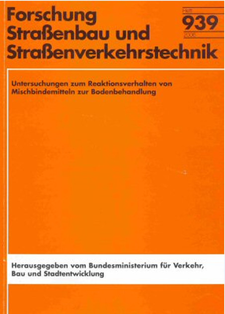 Untersuchungen zum Reaktionsverhalten von Mischbindemitteln zur Bodenbehandlung - H W Schade