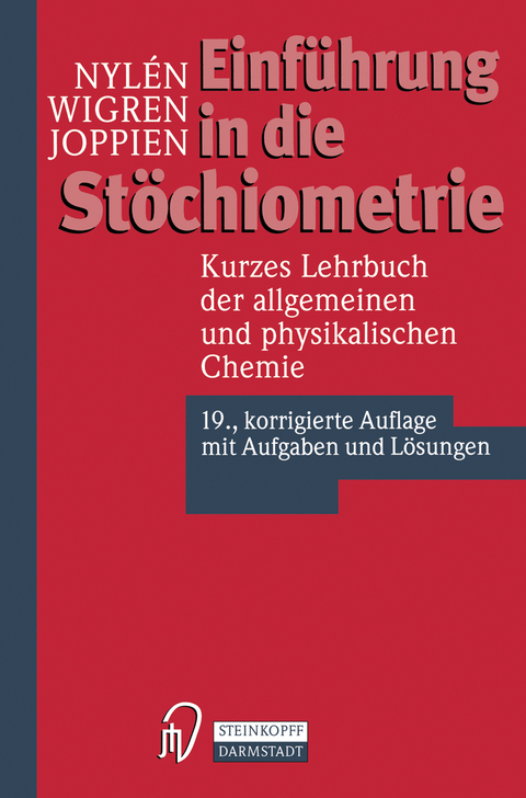 Einführung in die Stöchiometrie - Paul Nylen, Nils Wigren, Günter Joppien