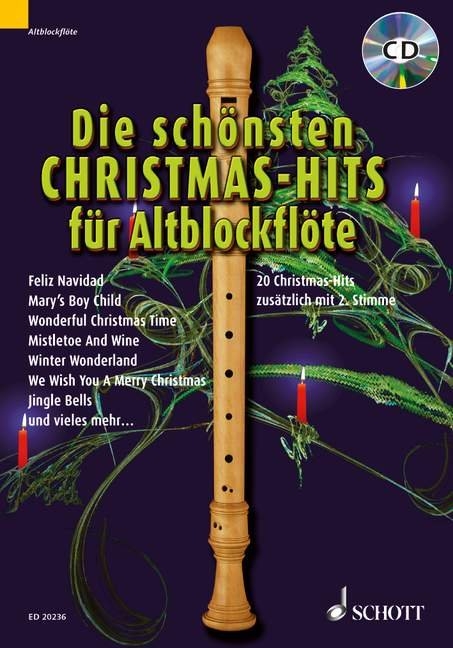 Die schönsten Christmas-Hits für Alt-Blockflöte