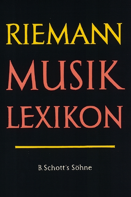 Riemann Musiklexikon - 