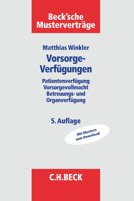 Vorsorgeverfügungen - Matthias Winkler