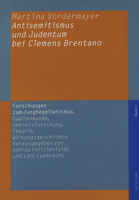 Antisemitismus und Judentum bei Clemens Brentano - Martina Vordermayer