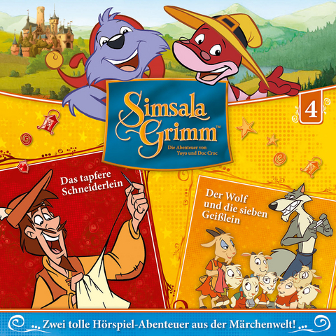 SimsalaGrimm - Das tapfere Schneiderlein / Die sieben Geißlein, 1 Audio-CD