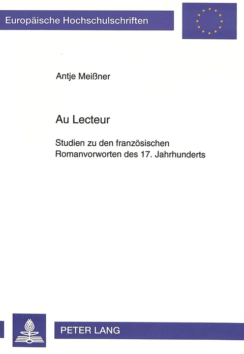 Au Lecteur - Antje Meissner