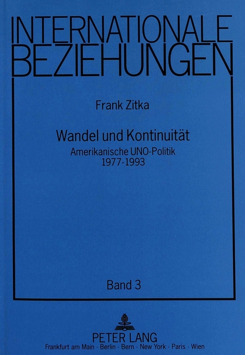 Wandel und Kontinuität - Frank Zitka