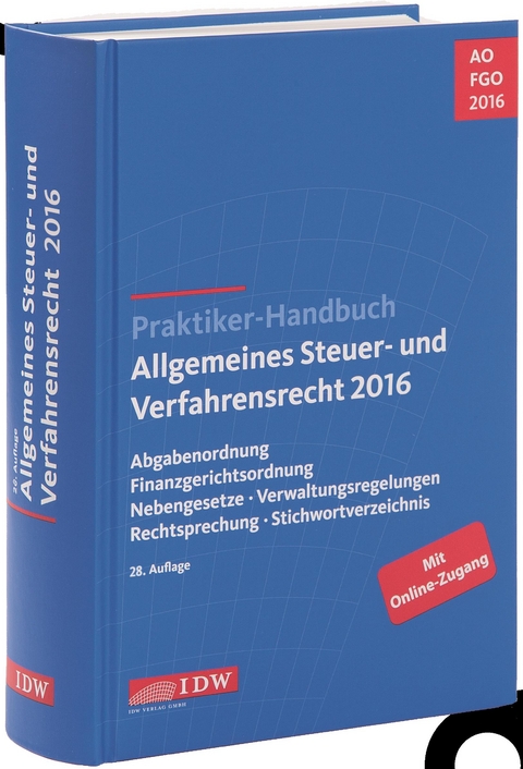 Praktiker-Handbuch Allgemeines Steuer- und Verfahrensrecht 2016 - 