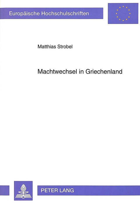 Machtwechsel in Griechenland - Matthias Strobel