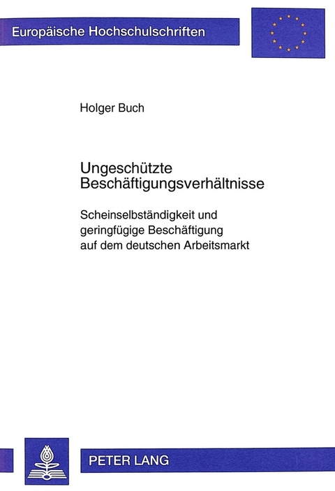 Ungeschützte Beschäftigungsverhältnisse - Holger Buch