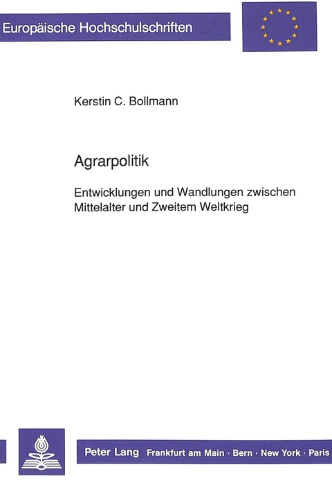 Agrarpolitik - Kerstin Bollmann