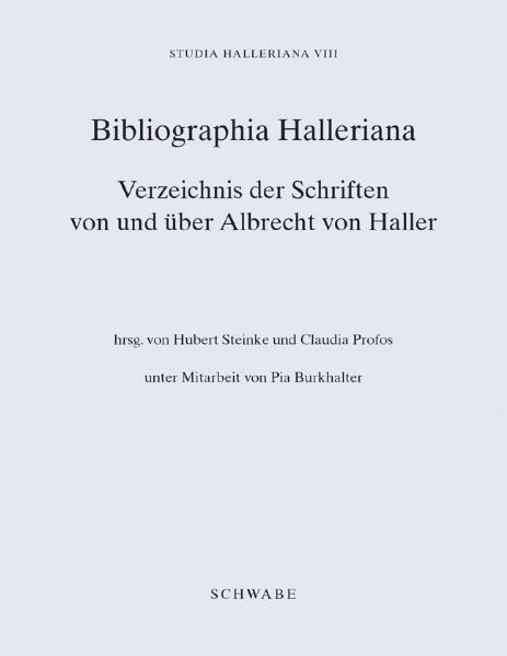 Bibliographia Halleriana - 