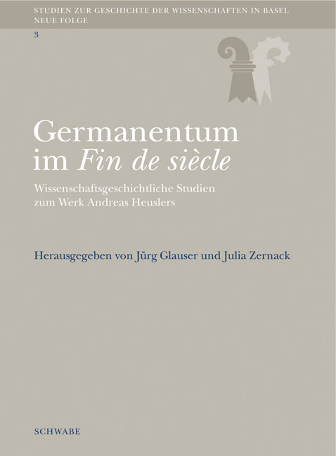 Germanentum im Fin de Siècle. - 